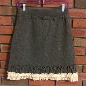 Anthropologie Girls from Savoy Tria Sweater Skirt